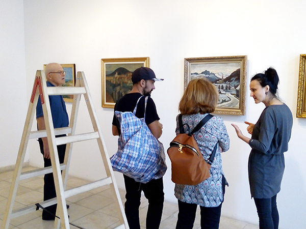 Bronka Guirova paintings exhibition in Varna September 2018